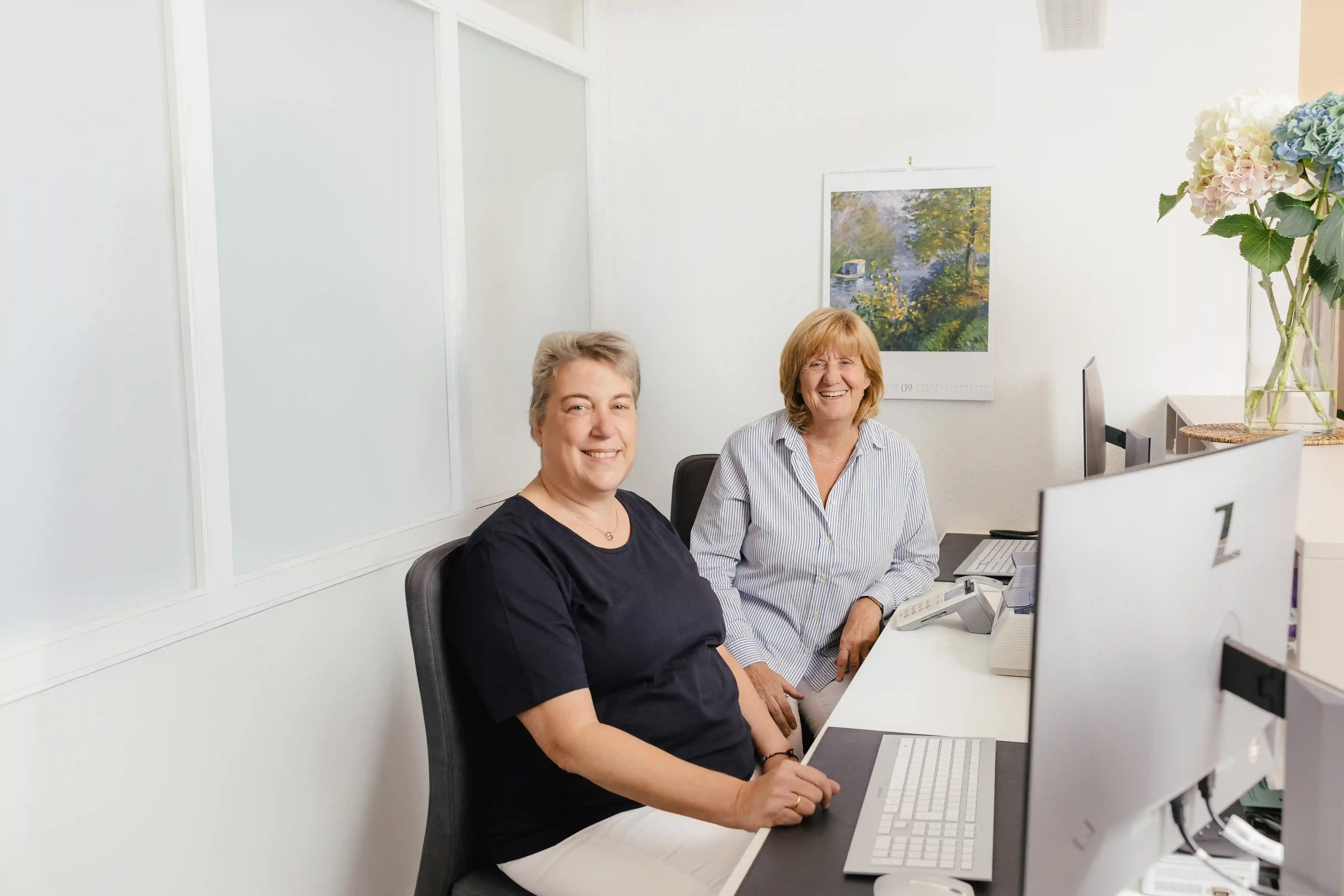 Unser Praxisteam am Empfang